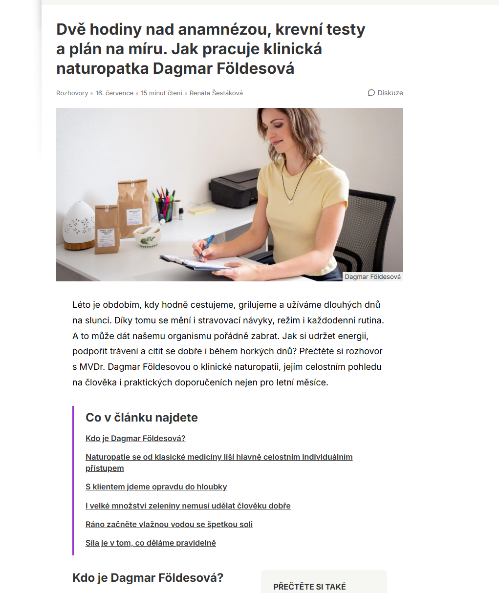 dagmar naturopatie hradec kralove